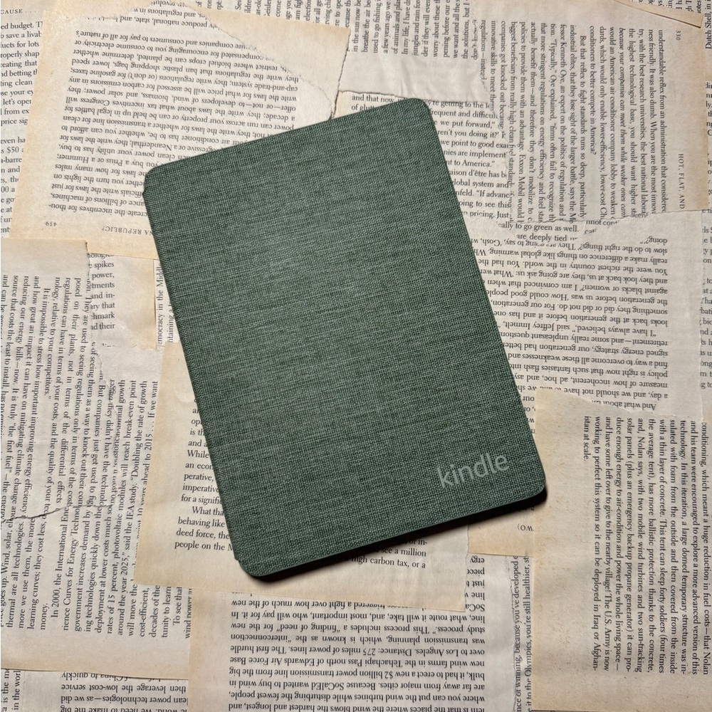 Kindle Paperwhite Signature Edition 11 Generation 32 GB & Fabric Cover (Sage)